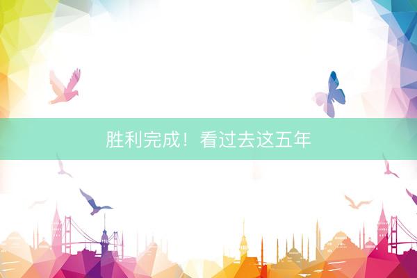 胜利完成！看过去这五年